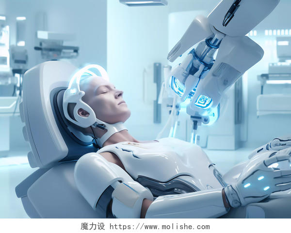 AI智能机器人做手术的场景